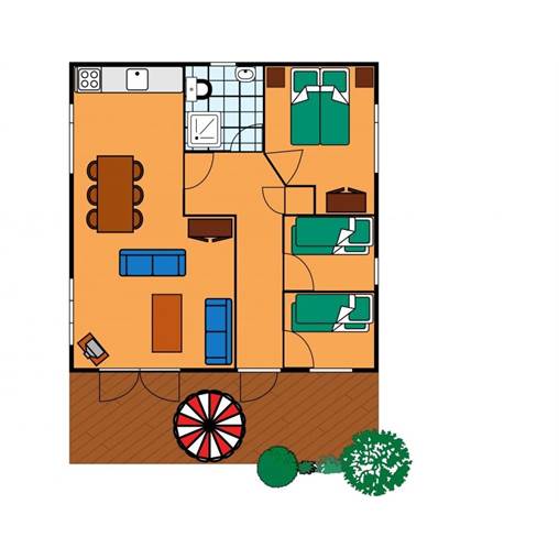 Chalet KD6 in Kijkduin