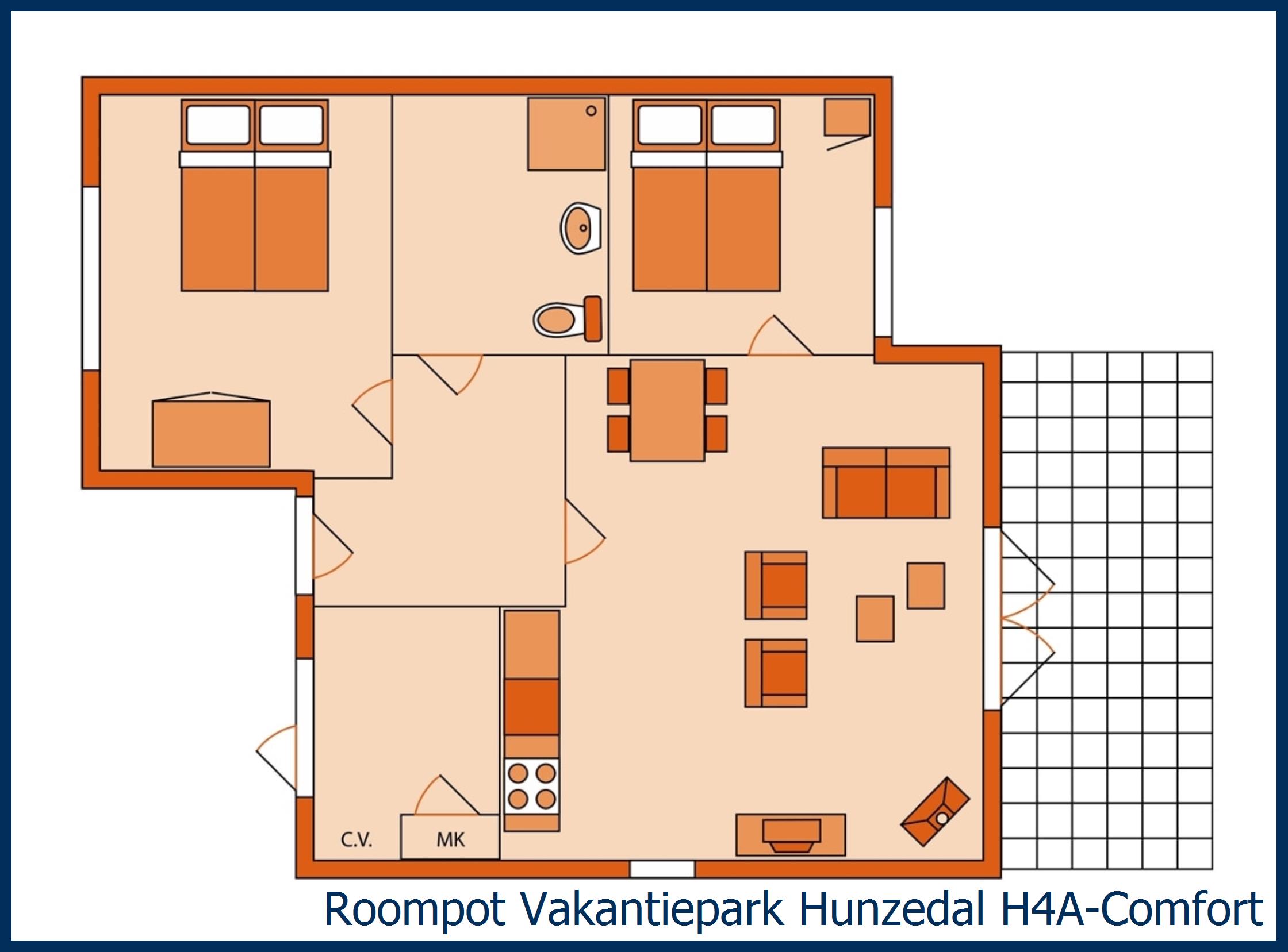 H4A Comfort Bungalow H4A-Comfort in Hunzedal