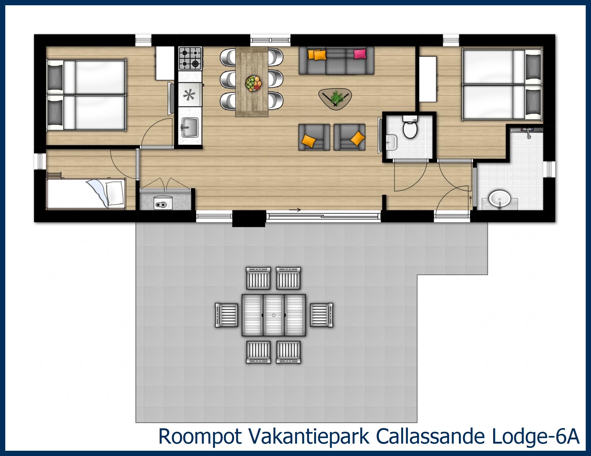 Lodge 6A Lodge-6A in Callassande