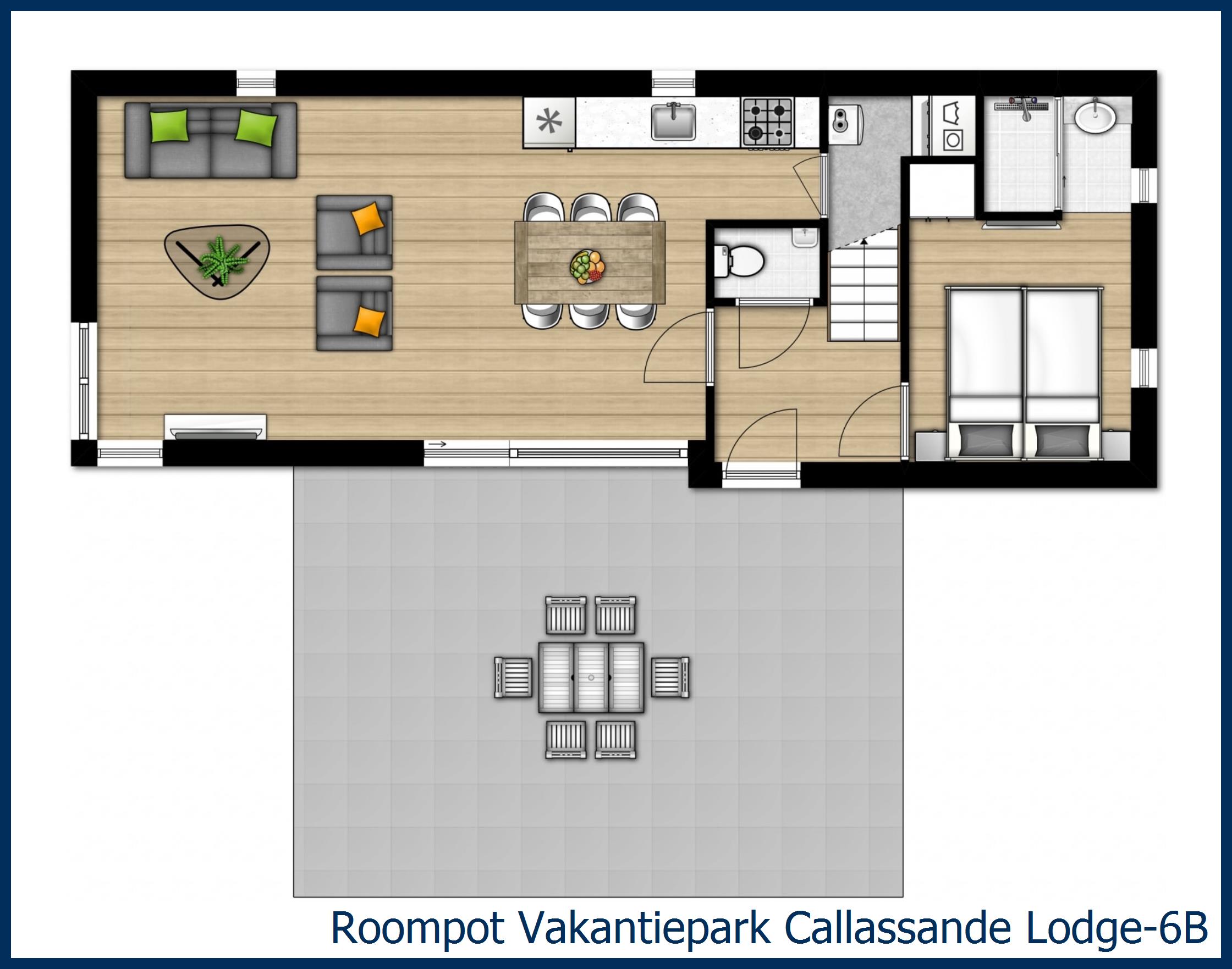 Lodge 6B Lodge-6B in Callassande