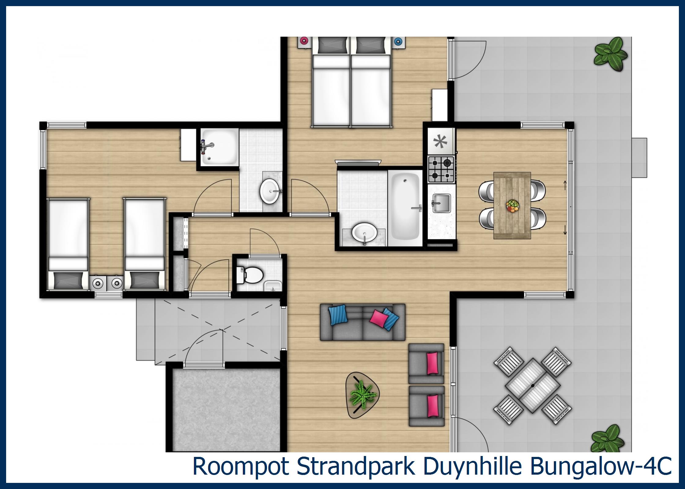 Bungalow 4C 4C in Strandpark Duynhille