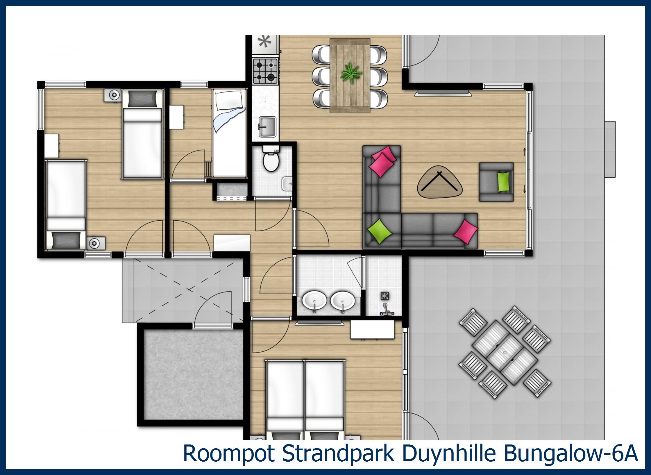 Bungalow 6A 6A in Strandpark Duynhille