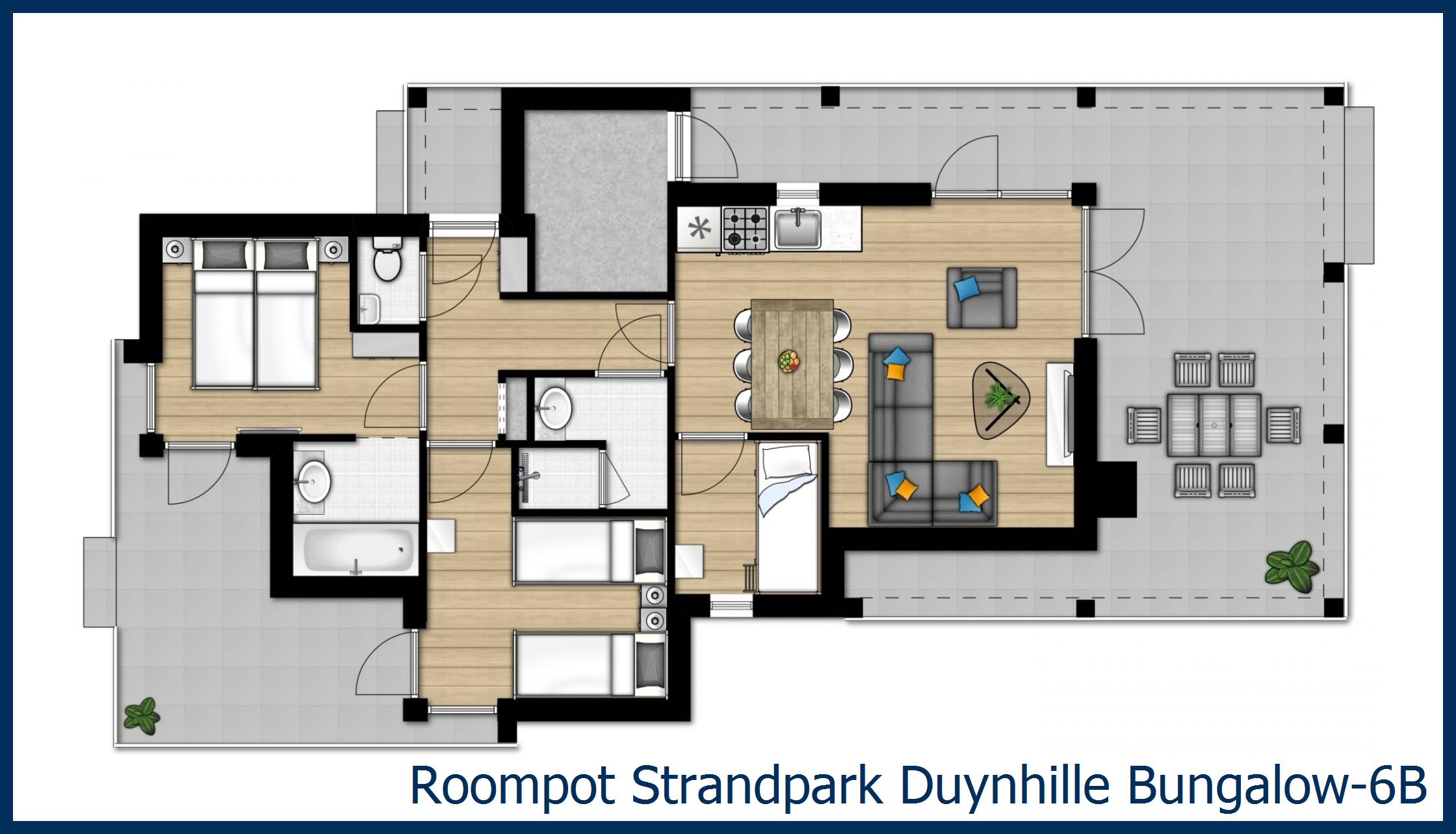 Bungalow 6B 6B in Strandpark Duynhille