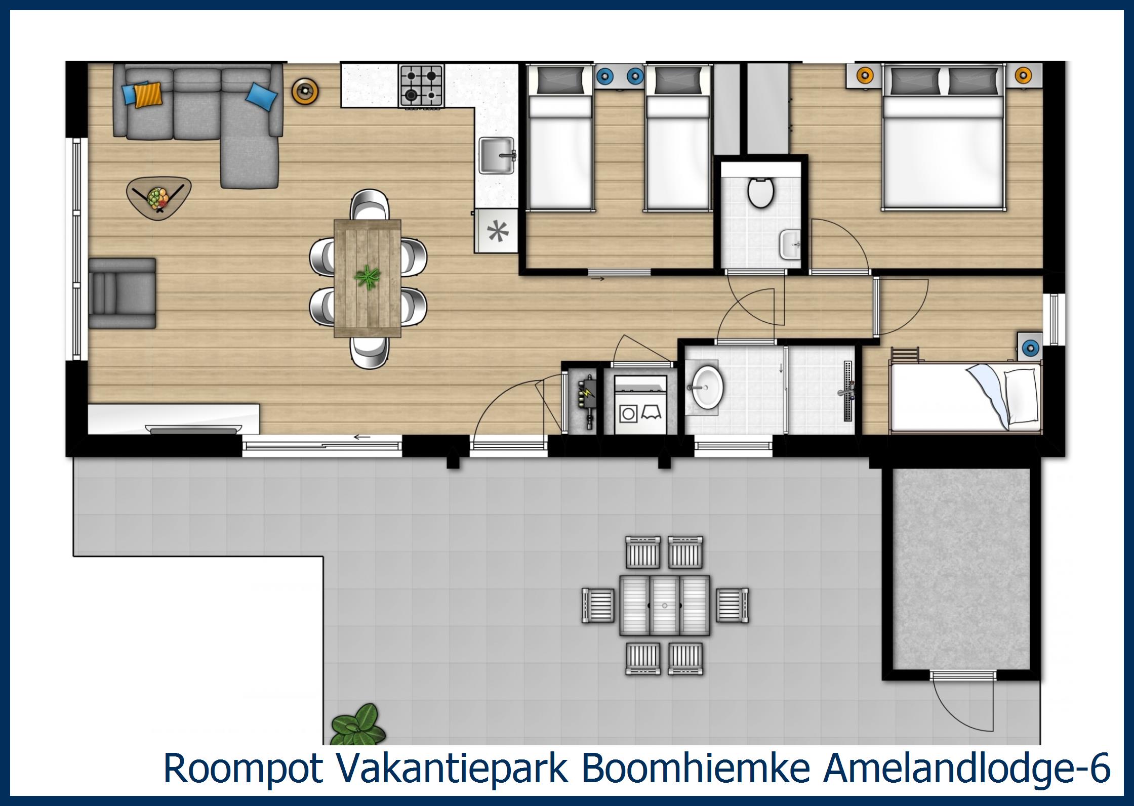 Amelandlodge 6 Amelandlodge-6 in Boomhiemke