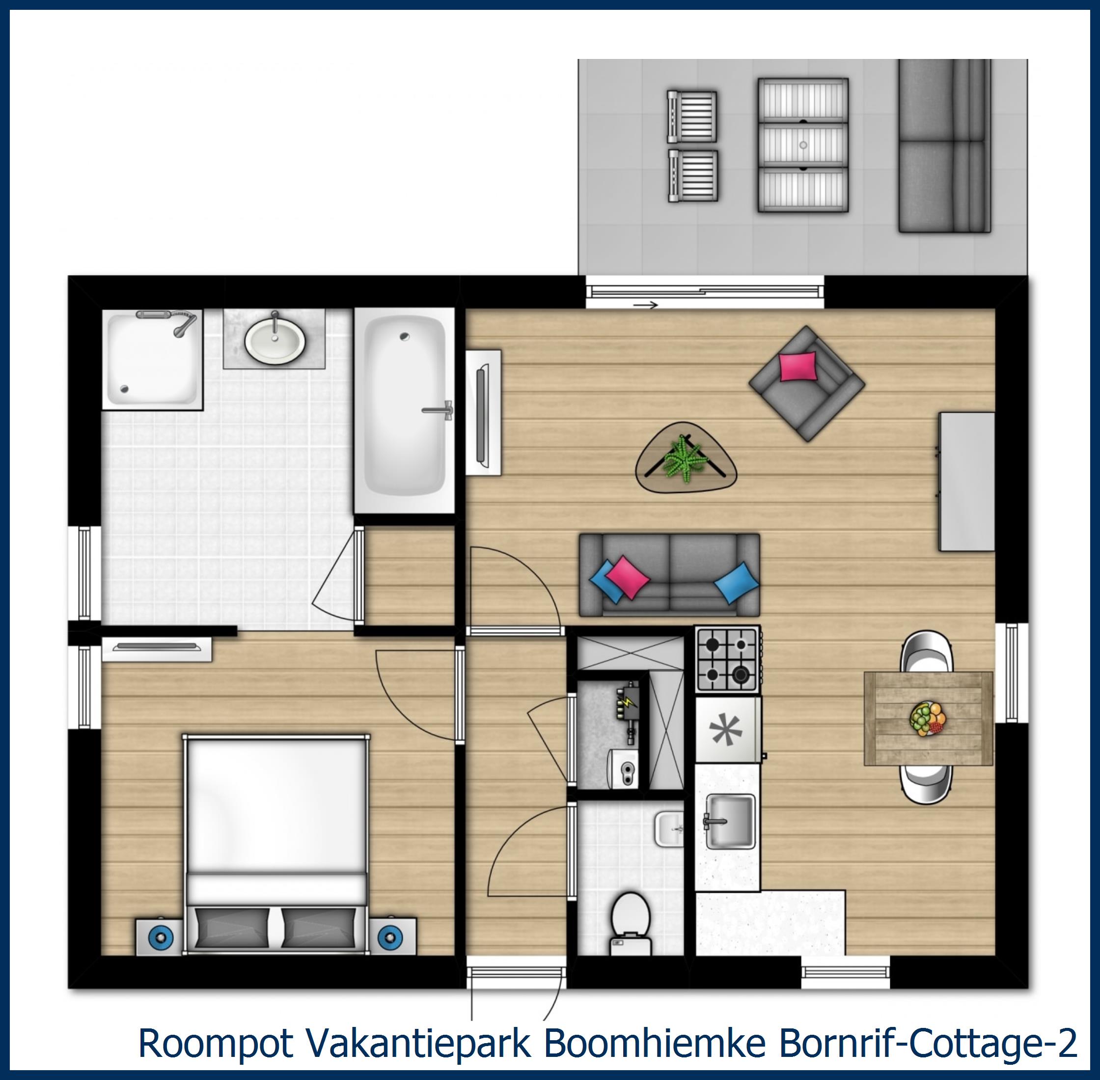 Bornrif Cottage 2 Bornrif--2 in Boomhiemke