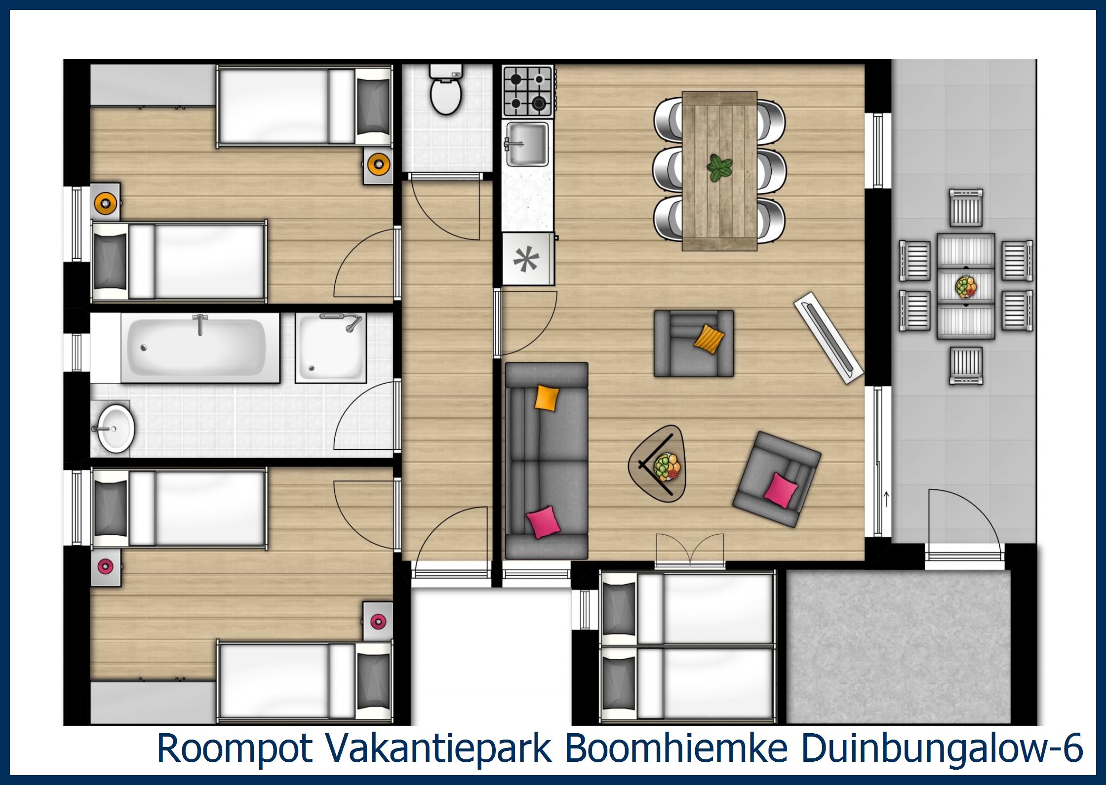 Duinbungalow 6 Duin-6 in Boomhiemke