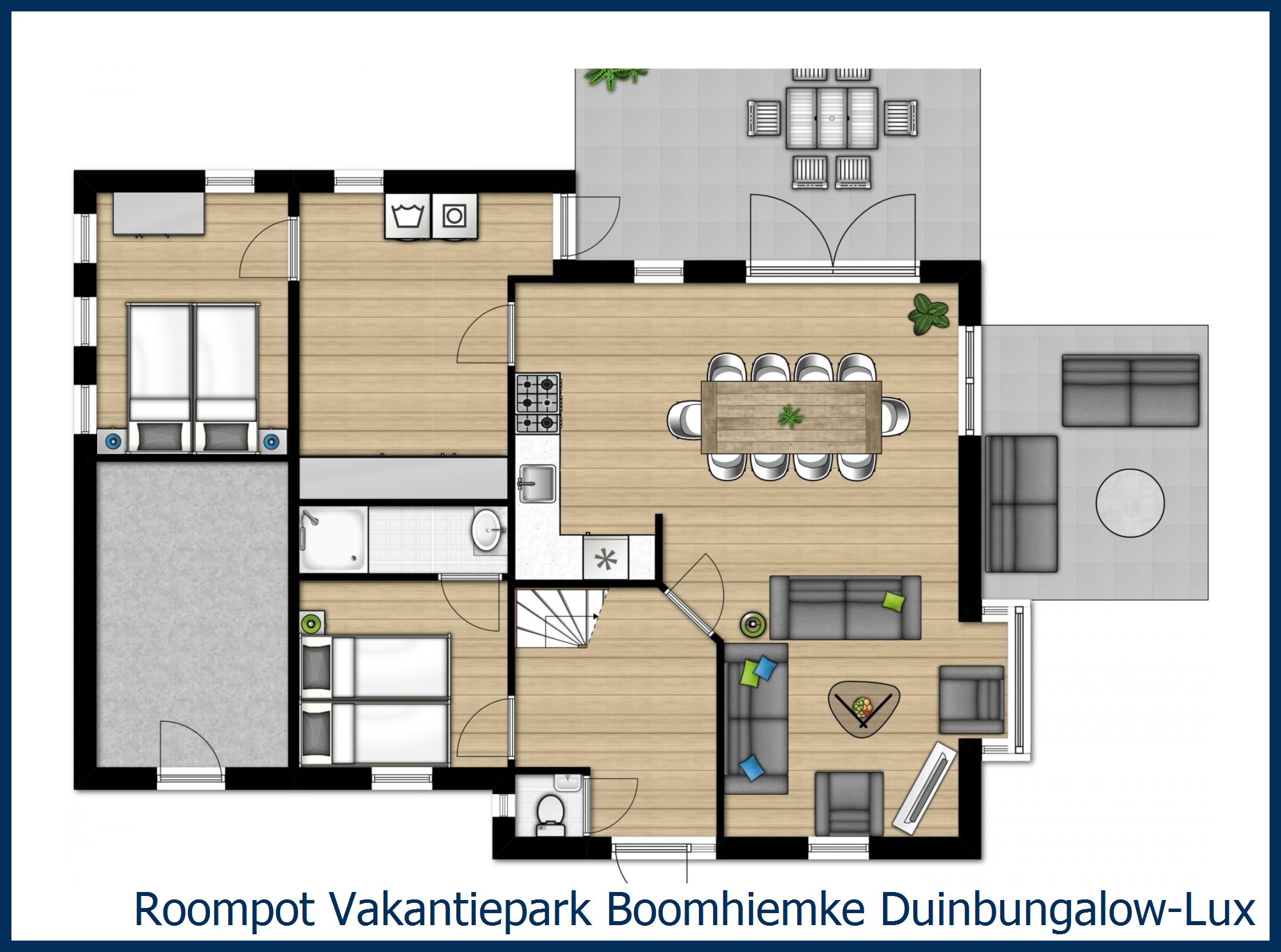 Bungalow Duin-Luxe-10 in Boomhiemke