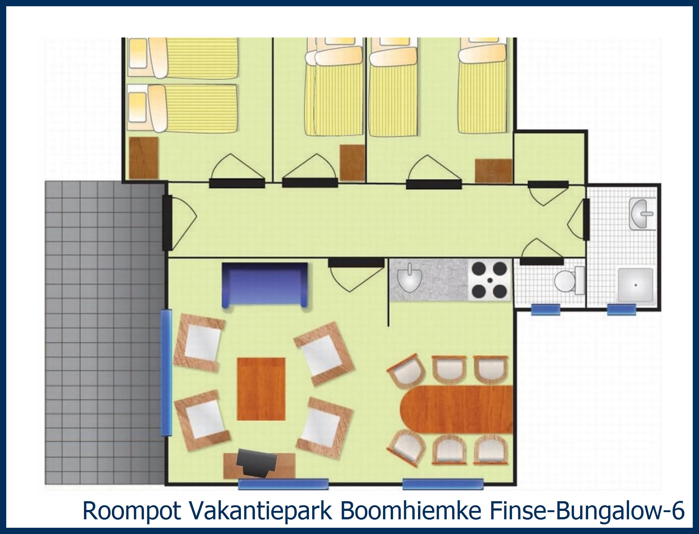 Finse Bungalow 6 Finse--6 in Boomhiemke