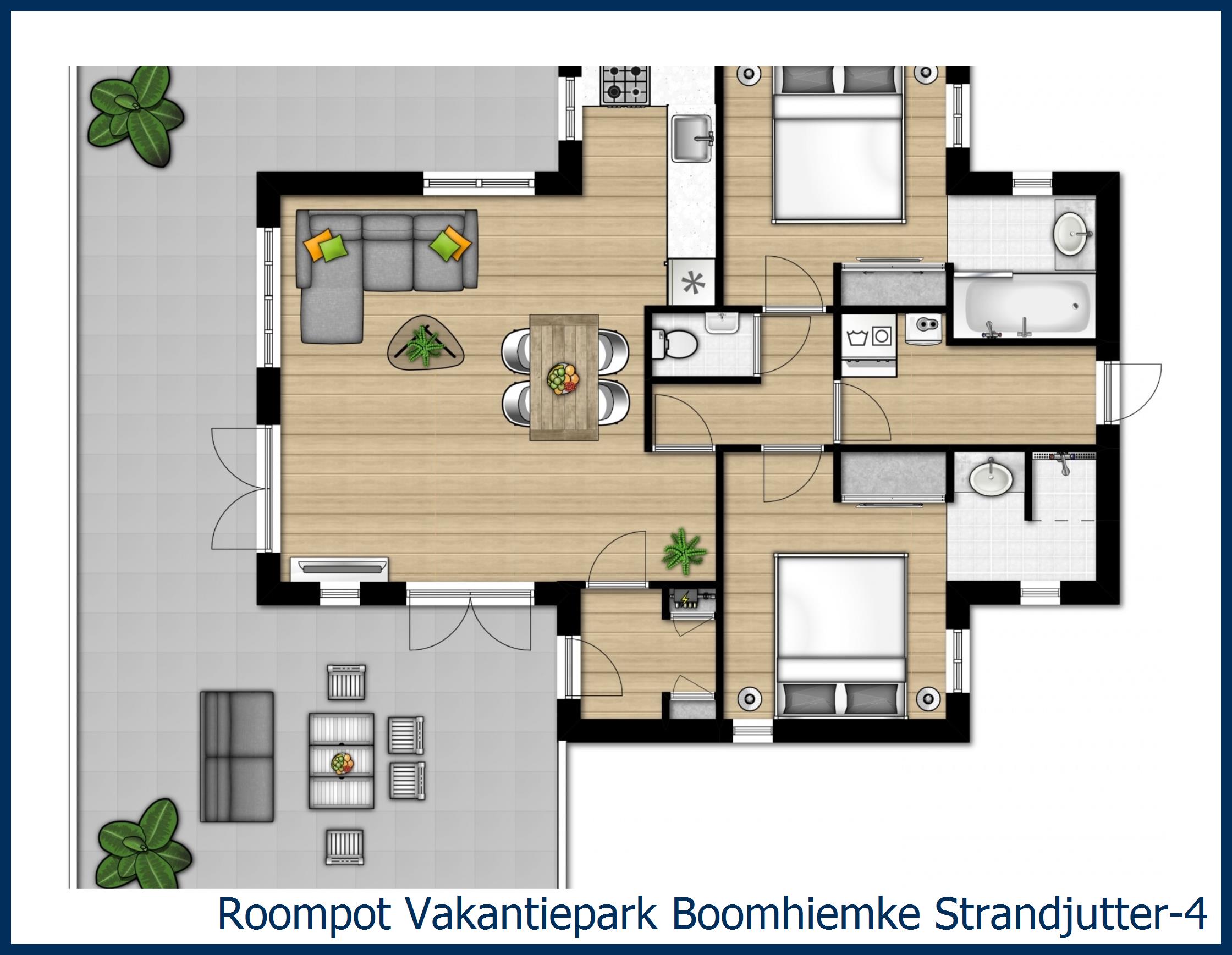 Bungalow Strandjutter-4 in Boomhiemke