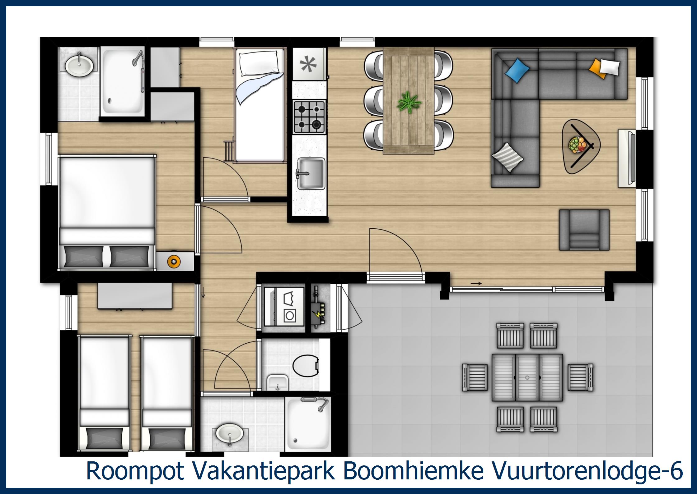 Vuurtorenlodge 6 Vuurtorenlodge-6 in Boomhiemke