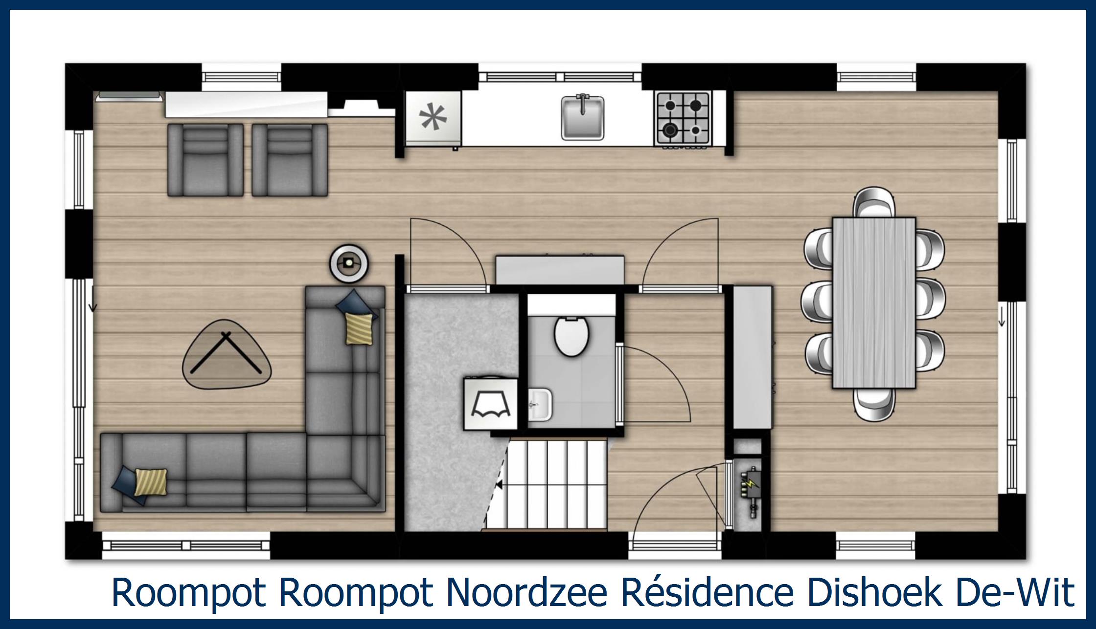 De With Luxe Outdoor Plus 8 De-With-Luxe-Outdoor-Plus-8 in Noordzee Résidence Dishoek