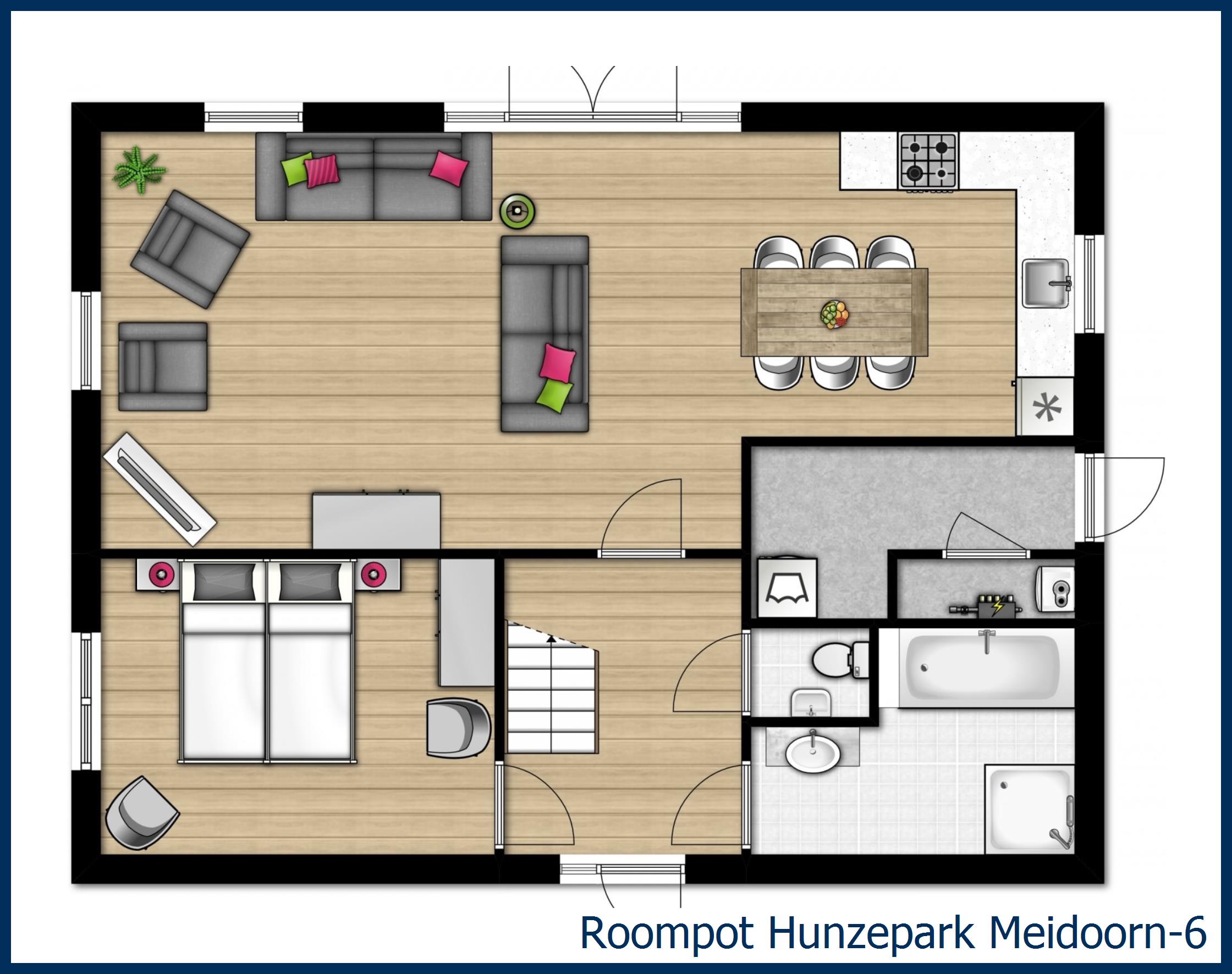 Villa Meidoorn-6 in Hunzepark