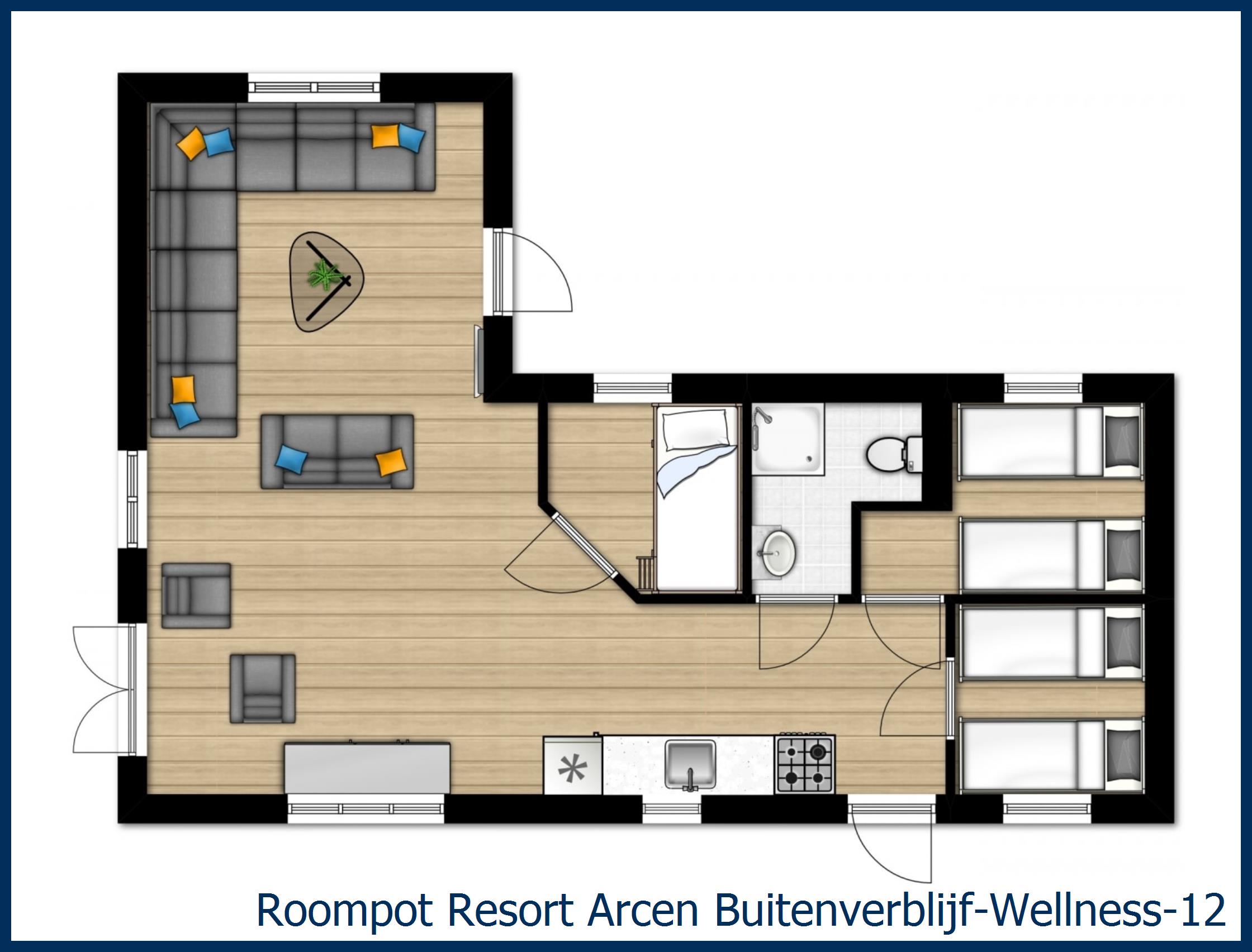 Buitenverblijf Wellness 12 Buitenverblijf-Wellness-12 in Resort Arcen