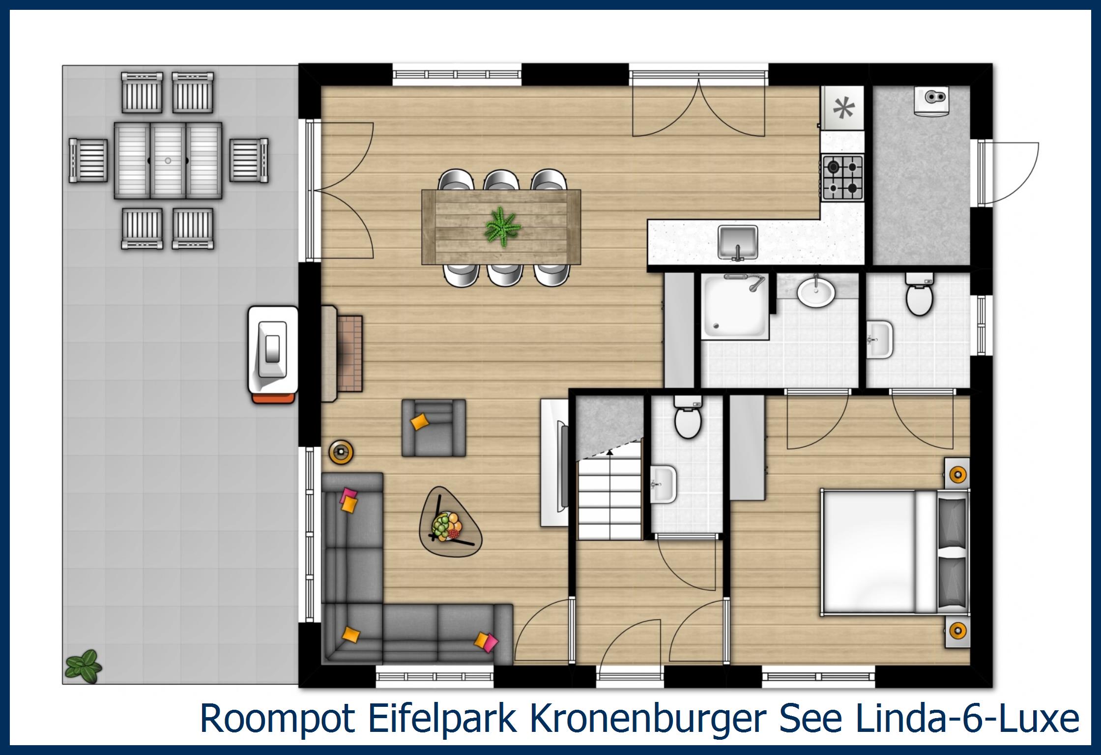 Linda 6 Luxe Linda-6-Luxe in Eifelpark Kronenburger See