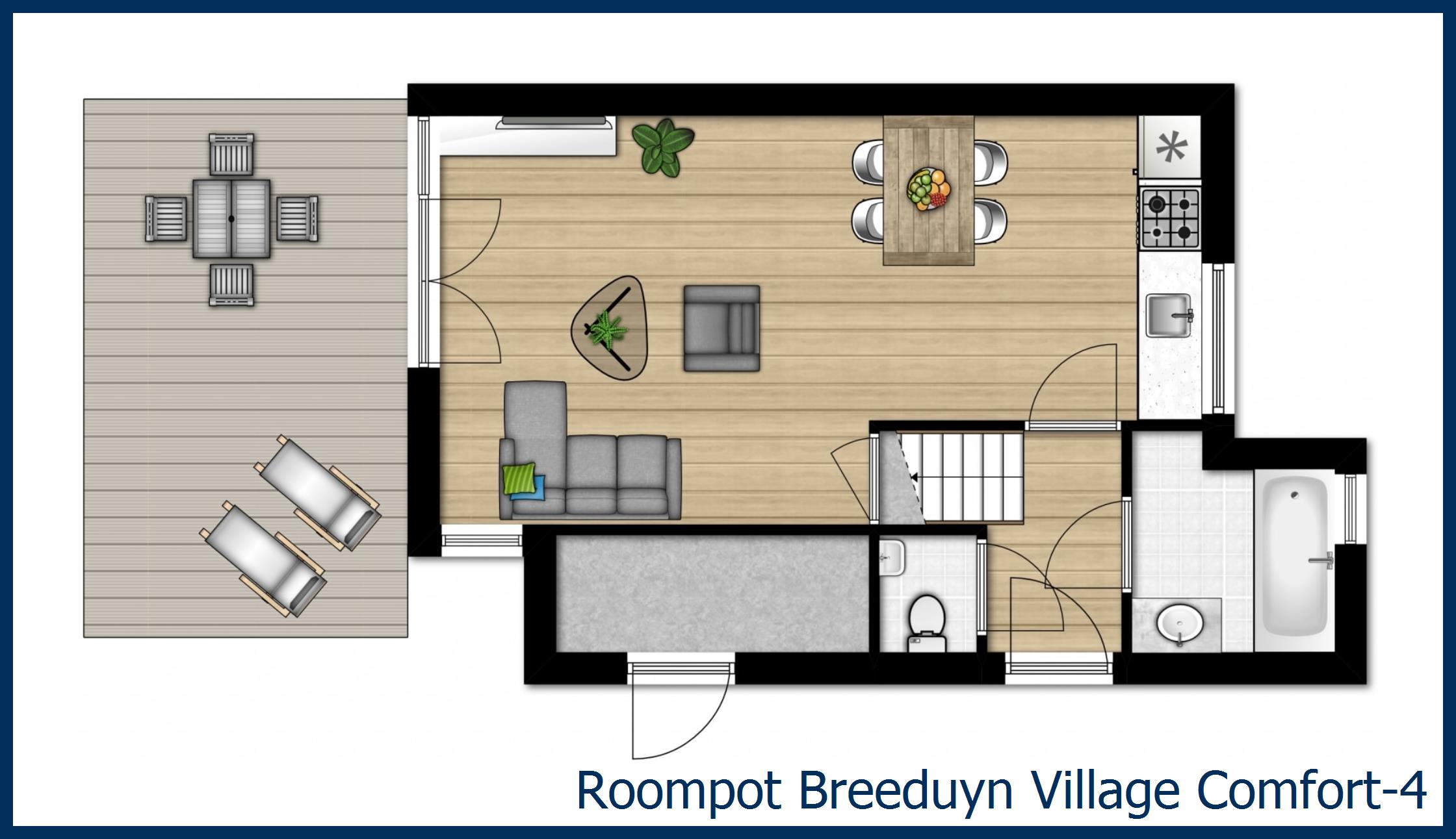 Bungalow Comfort-4 in Breeduyn Village