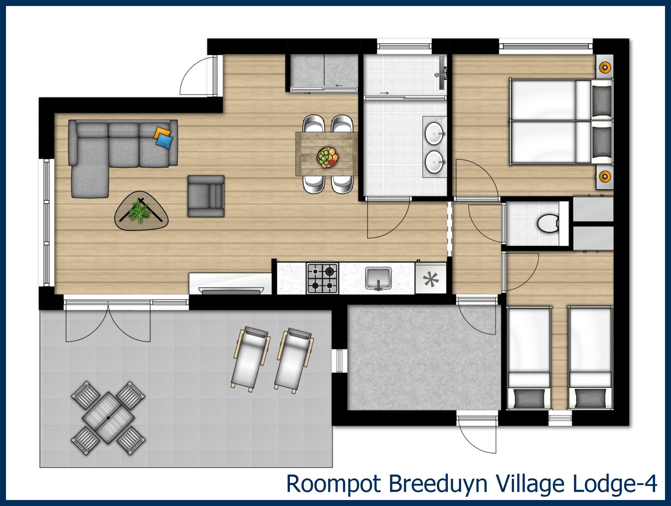 Lodge 4 Lodge-4 in Breeduyn Village