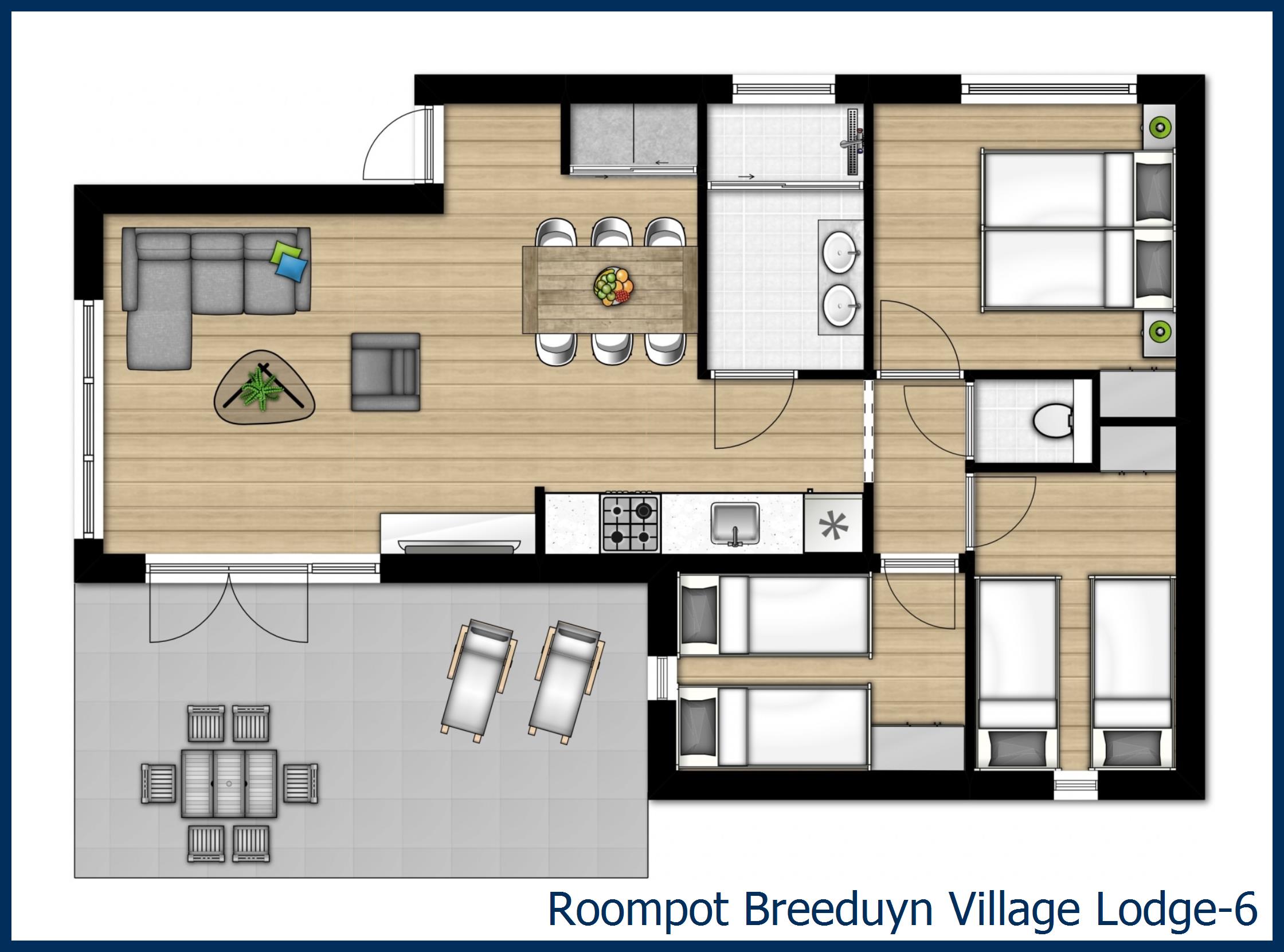 Lodge 6 Lodge-6 in Breeduyn Village