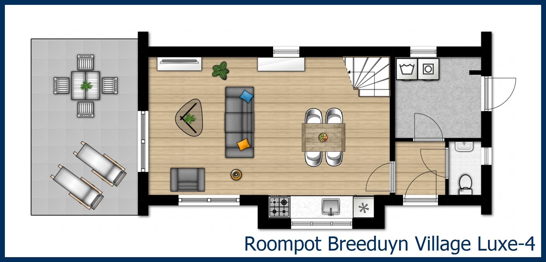 Villa Luxe-4 in Breeduyn Village