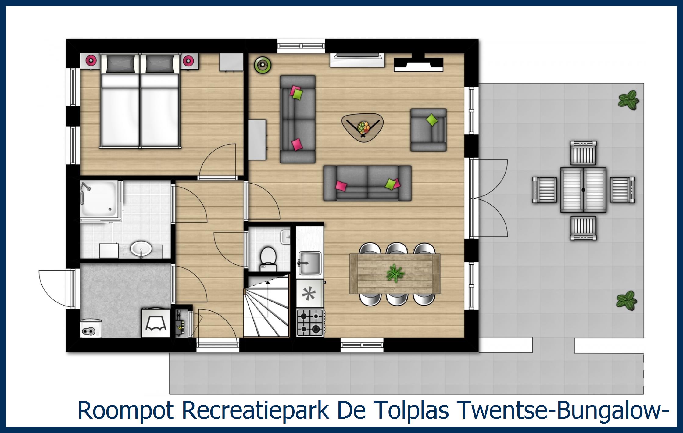 Bungalow Twentse--met-Sauna-6 in De Tolplas