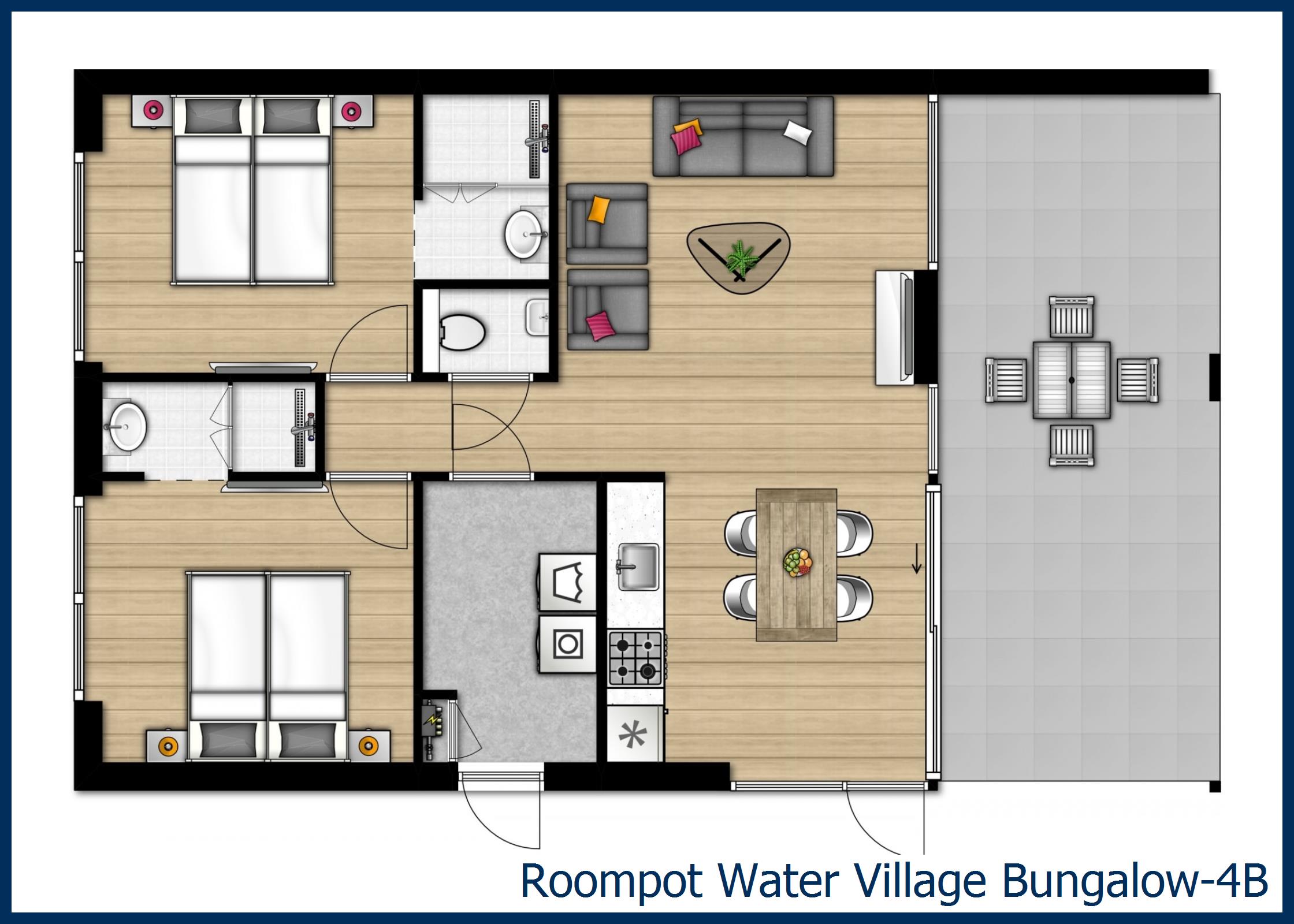 Bungalow 4B 4B in Water Village