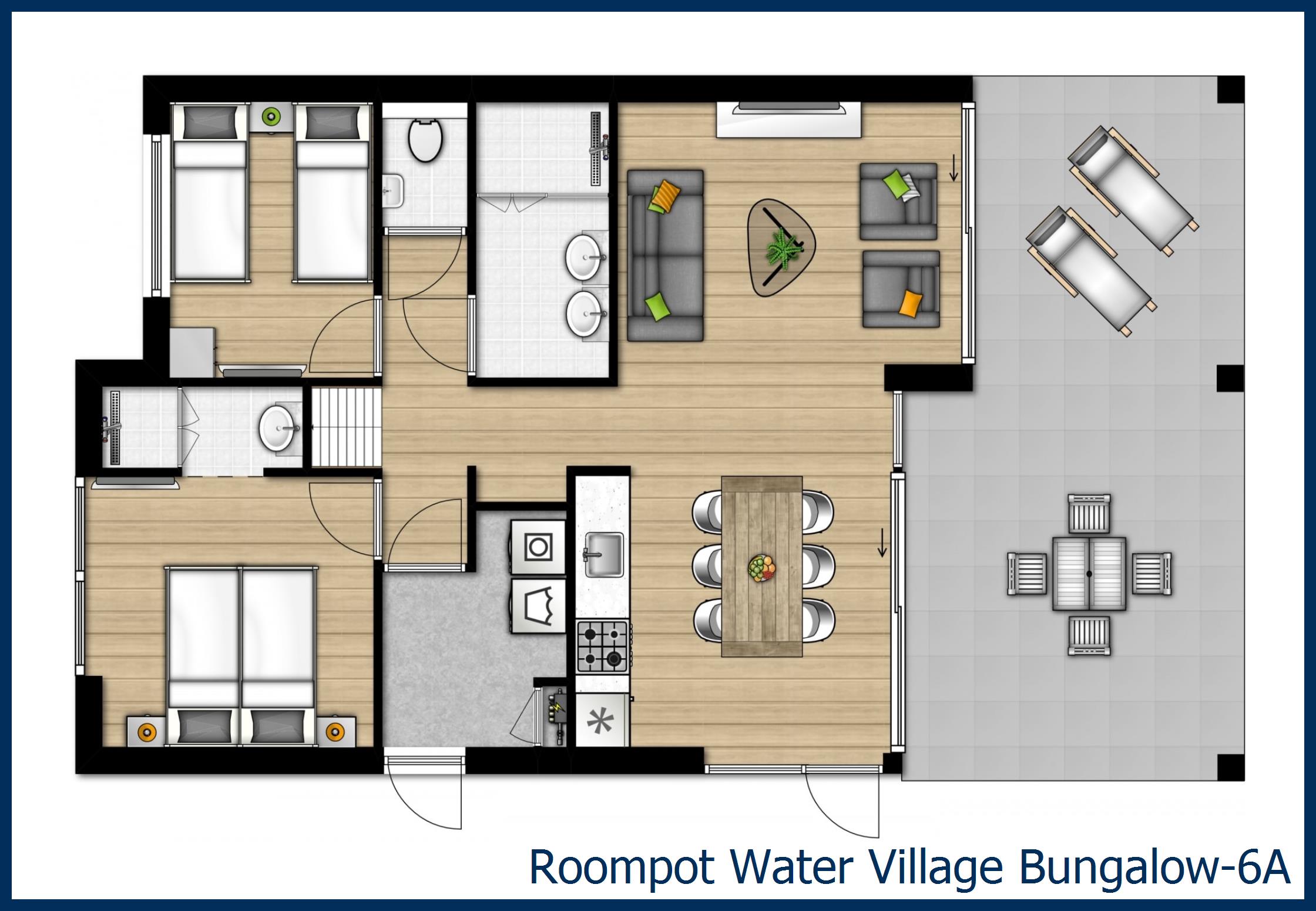 Bungalow 6A 6A in Water Village