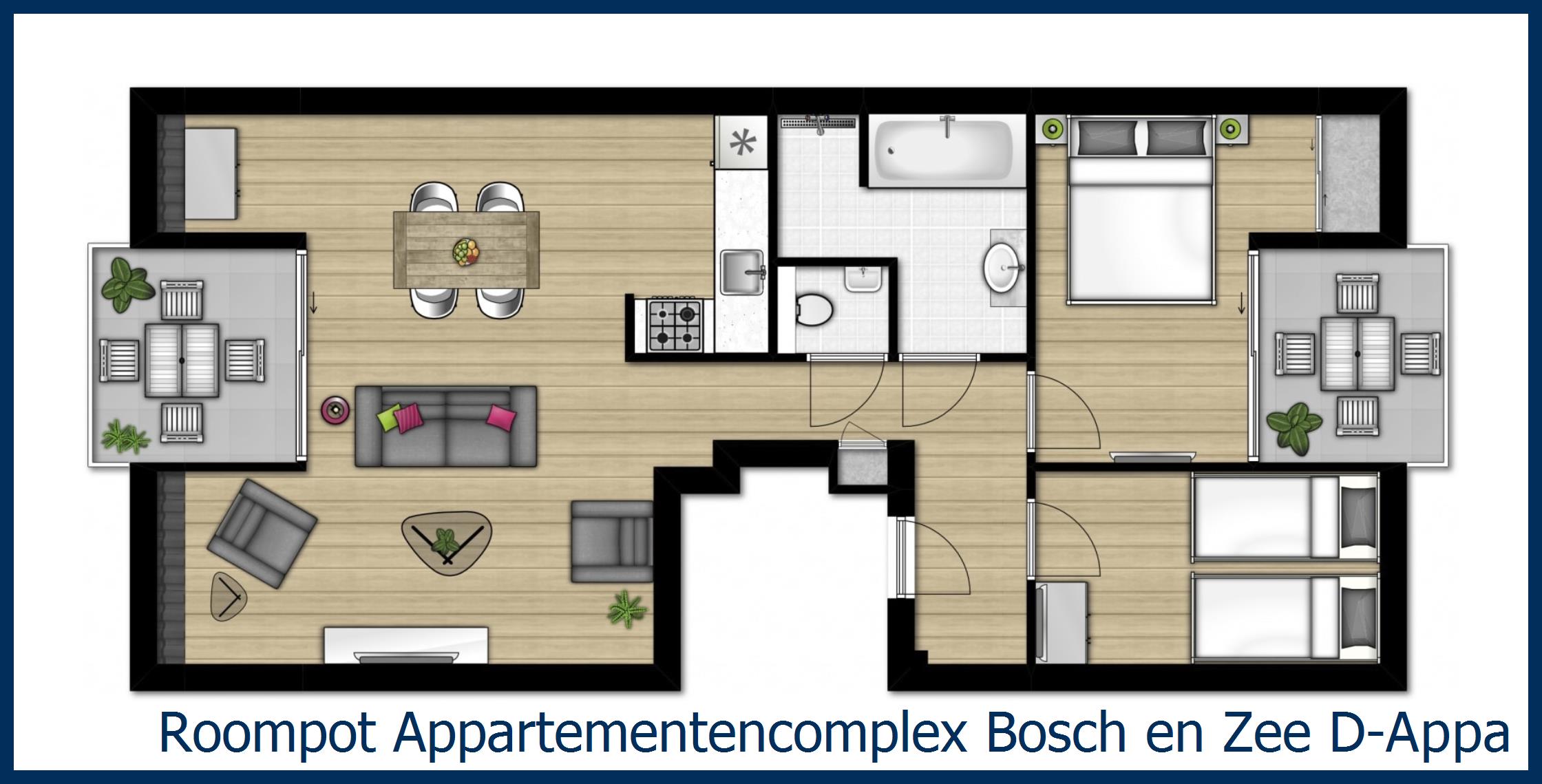 D Appartement 4 D--4 in Bosch en Zee