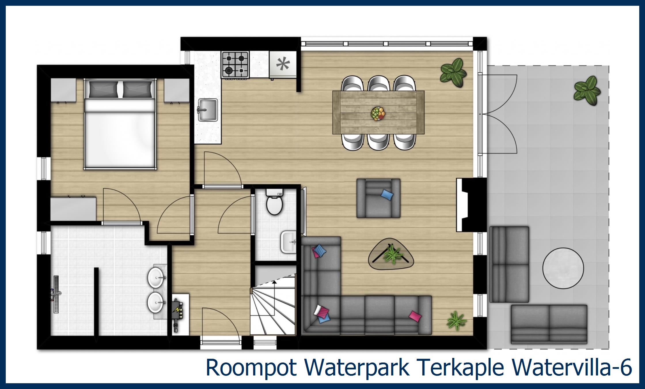 Watervilla 6 Watervilla-6 in Terkaple