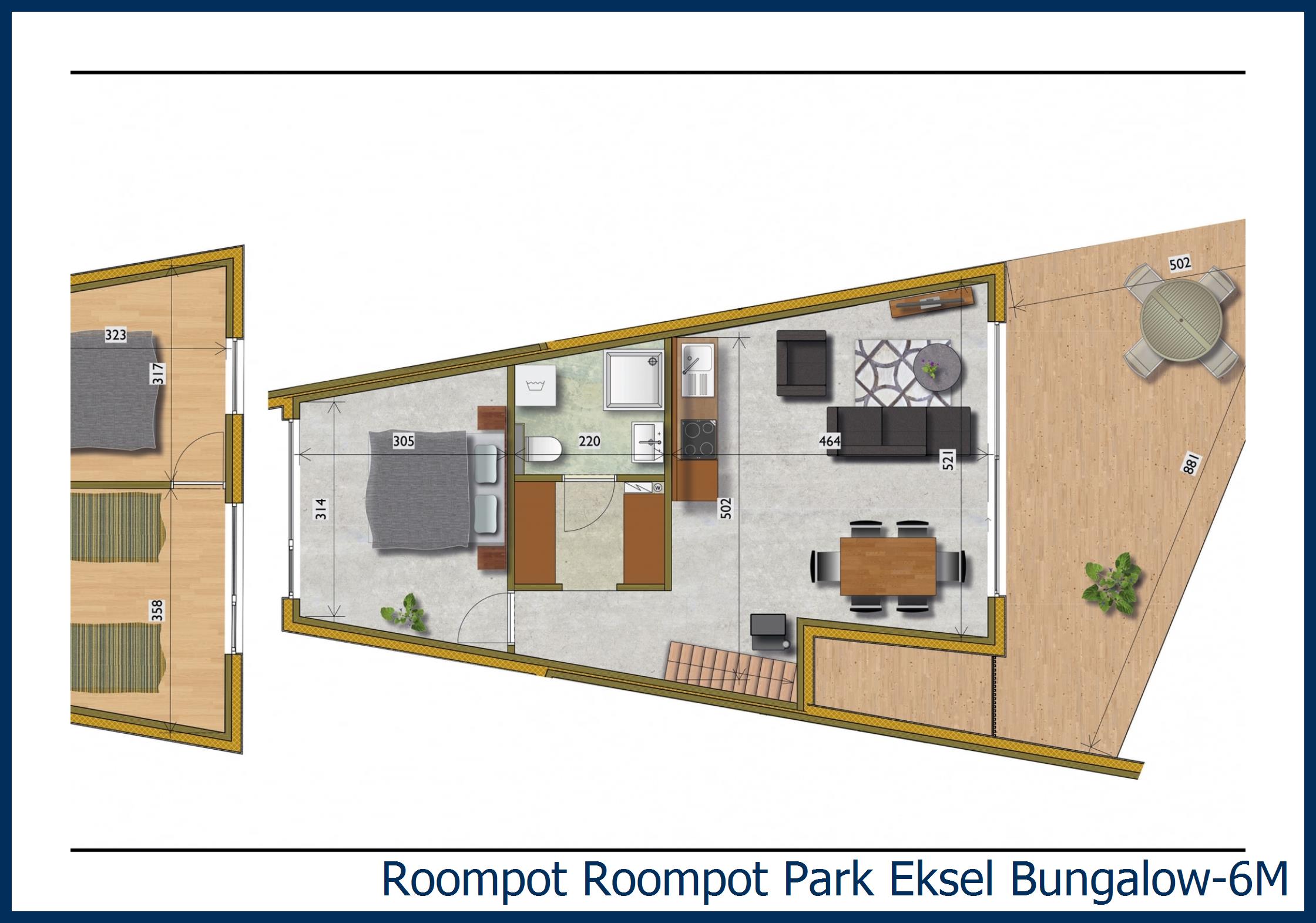 Bungalow 6M 6M in Park Eksel