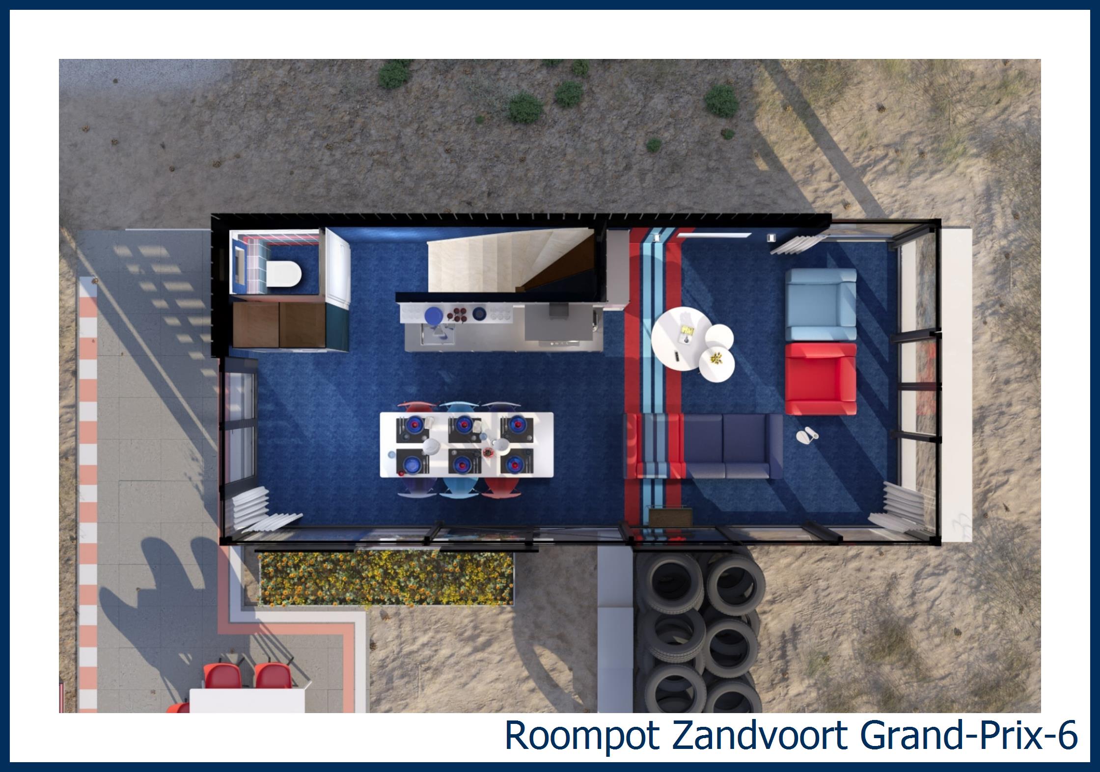 Lodge Grand-Prix-6 in Zandvoort (oud)