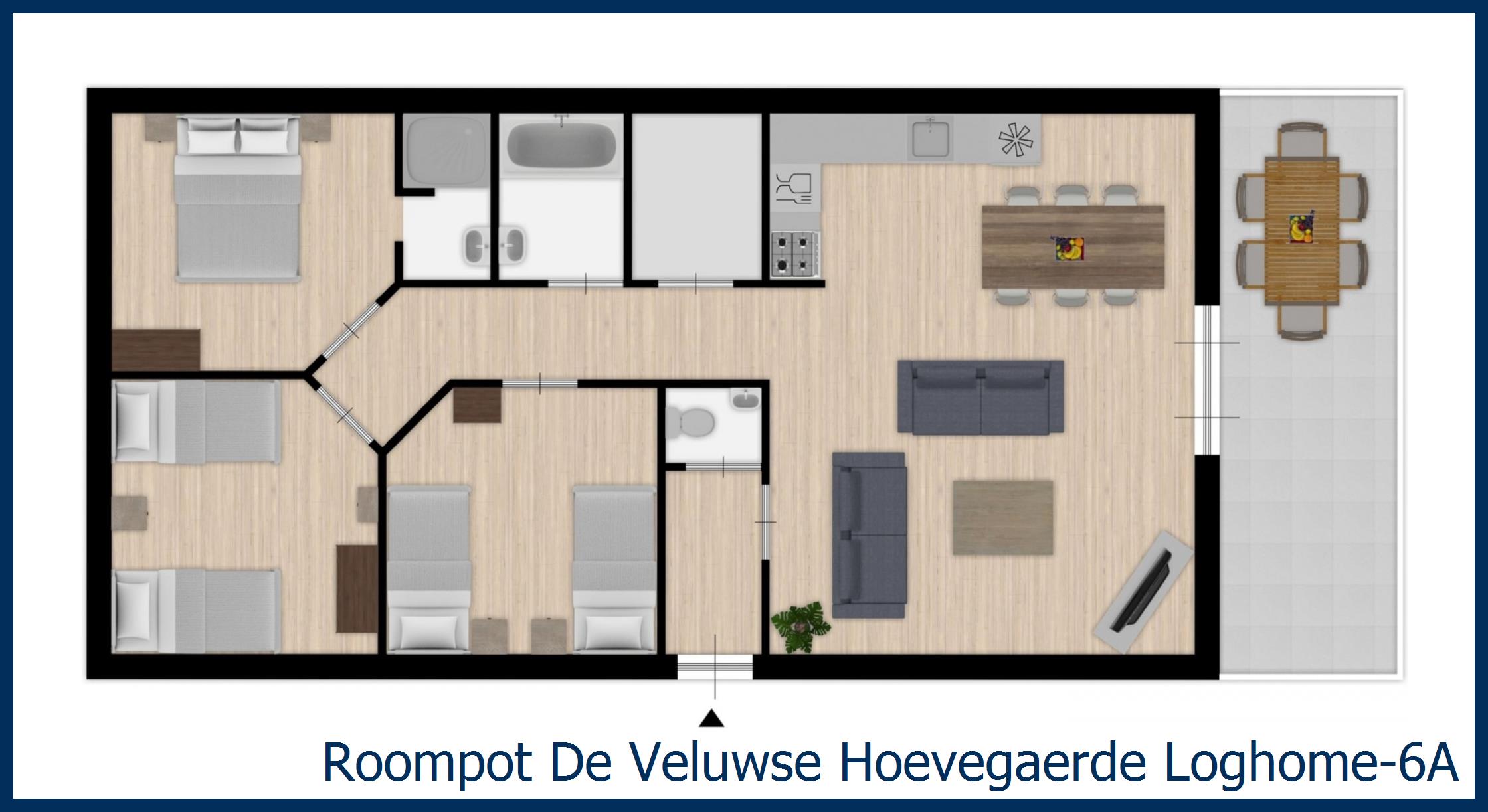 Loghome-6A in De Veluwse Hoevegaerde