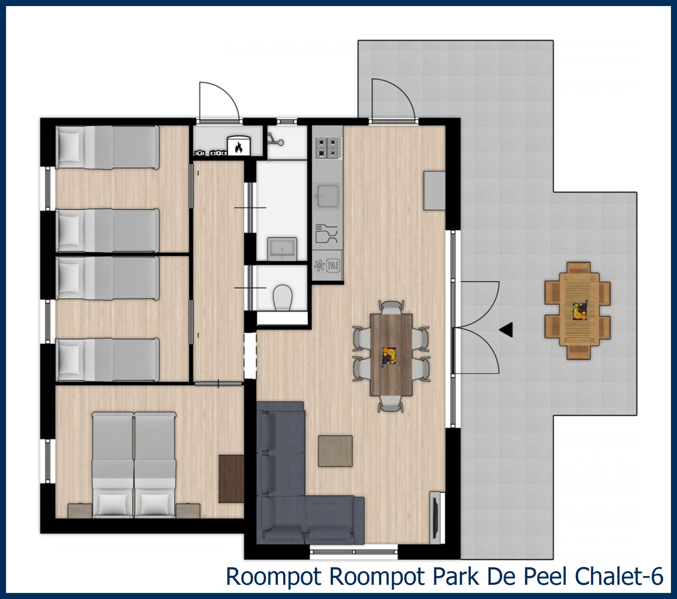 Chalet 6 in Park De Peel